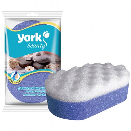 ГЪБА ЗА БАНЯ ОВАЛ МАСАЖНА, YORK