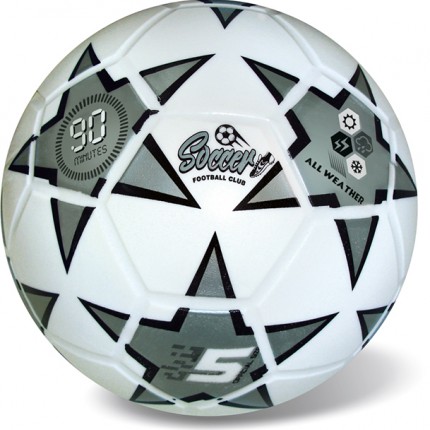 ТОПКА ФУТБОЛ SOCCER CLUB 23СМ СРЕБРО